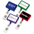 Color Chrome Rectangle Badge Reel (Label)